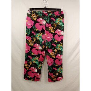 Vintage Cache' Women's Floral Print Capris Size 10